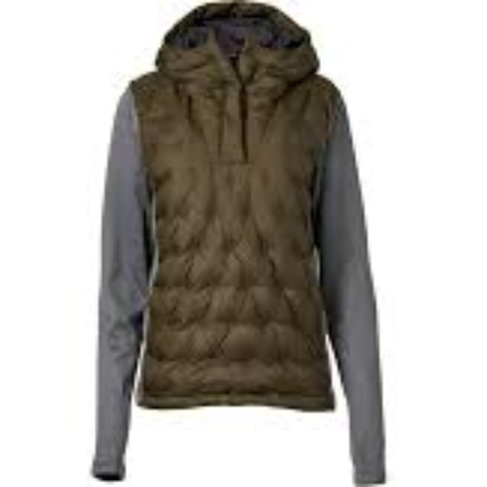The North Face Taupe Mashover Down Pullover Hoodie Size S